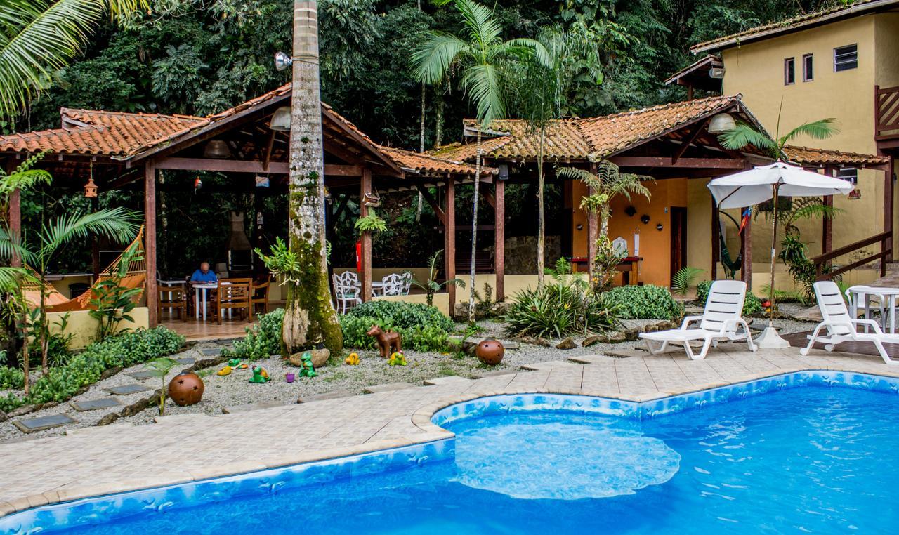 Pousada Recanto Dos Tangaras Juquei Exterior foto